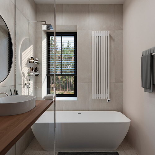 Радиатор WARMMET электрический настенный вертикальный Luxe 60VE БЕЛЫЙ RAL9016