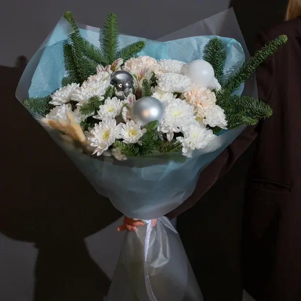 Букет цветов Снегурочка