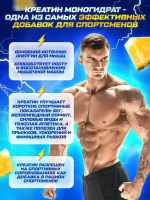 Креатин моногидрат порошок с вкусом ананаса 200гр