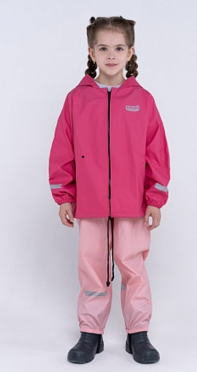 Куртка непромокайка р.116 розовая (Smail)