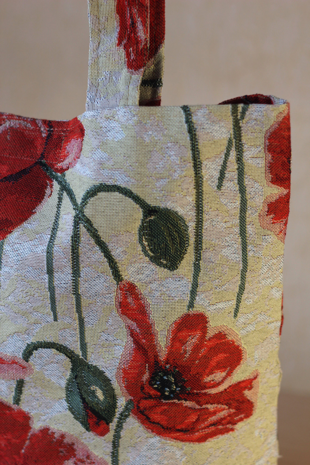 Гобеленовая сумка Маки (39х39х12)
