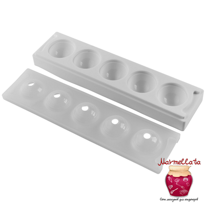 Форма силиконовая для мусса "3D Сфера" 38,5*9,5*4,3 см