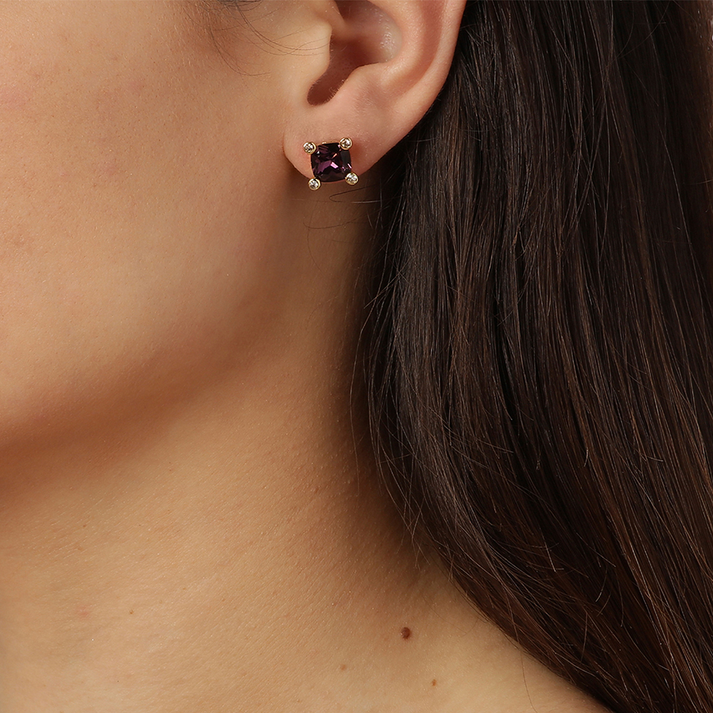 Серьги Dyrberg Kern CLARA SG PURPLE 390044