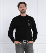 Хлопковая тощая PULLOVER Emporio Armani - черный(6R1MXN 1MNIZ)