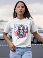 Футболка с матрешкой подарок подруге