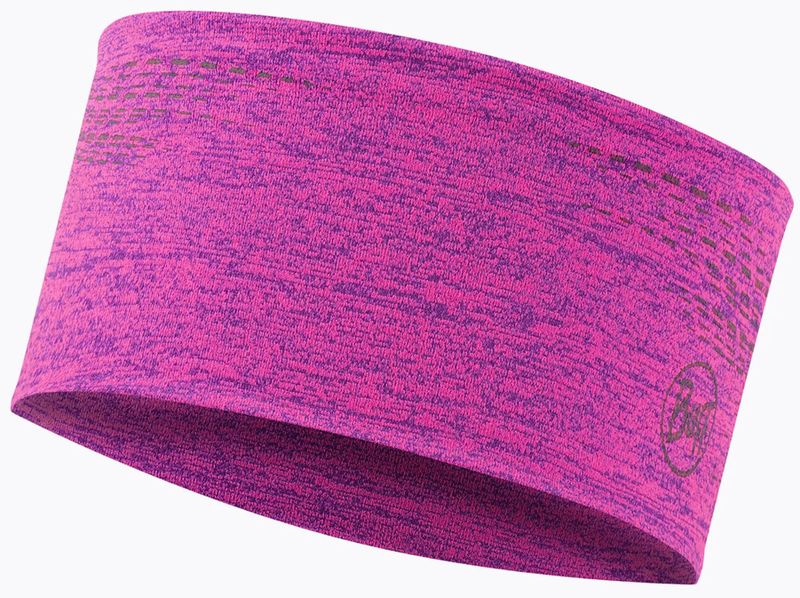 Повязка спортивная светоотражающая Buff DryFlx Headband Pink Fluor Фото 1