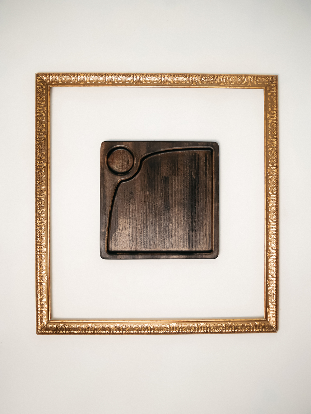 Менажница черная квадратная