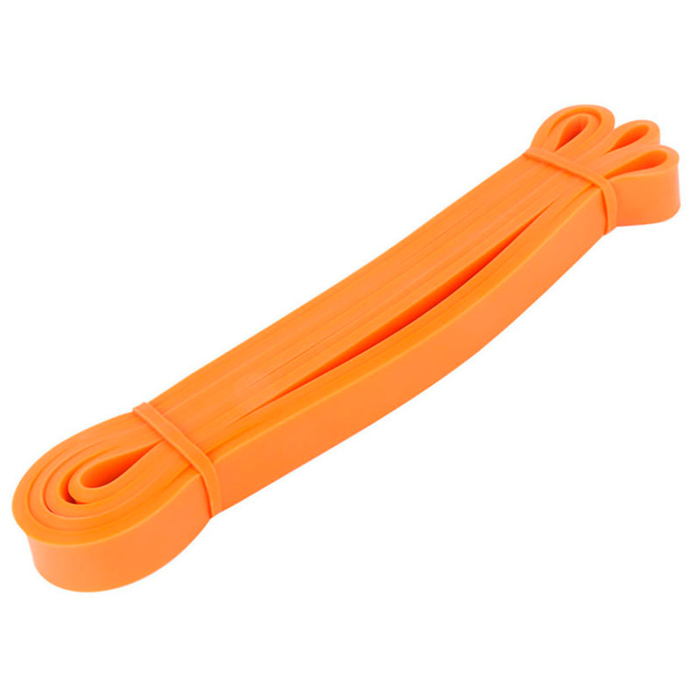 Лента эластичная для фитнеса ELB-1-L, оранжевая