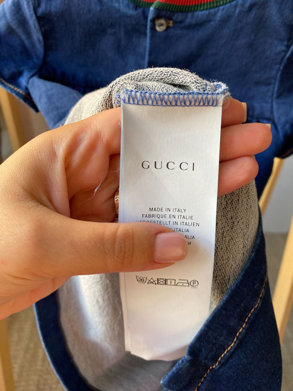 Джинсовое платье Gucci, 92