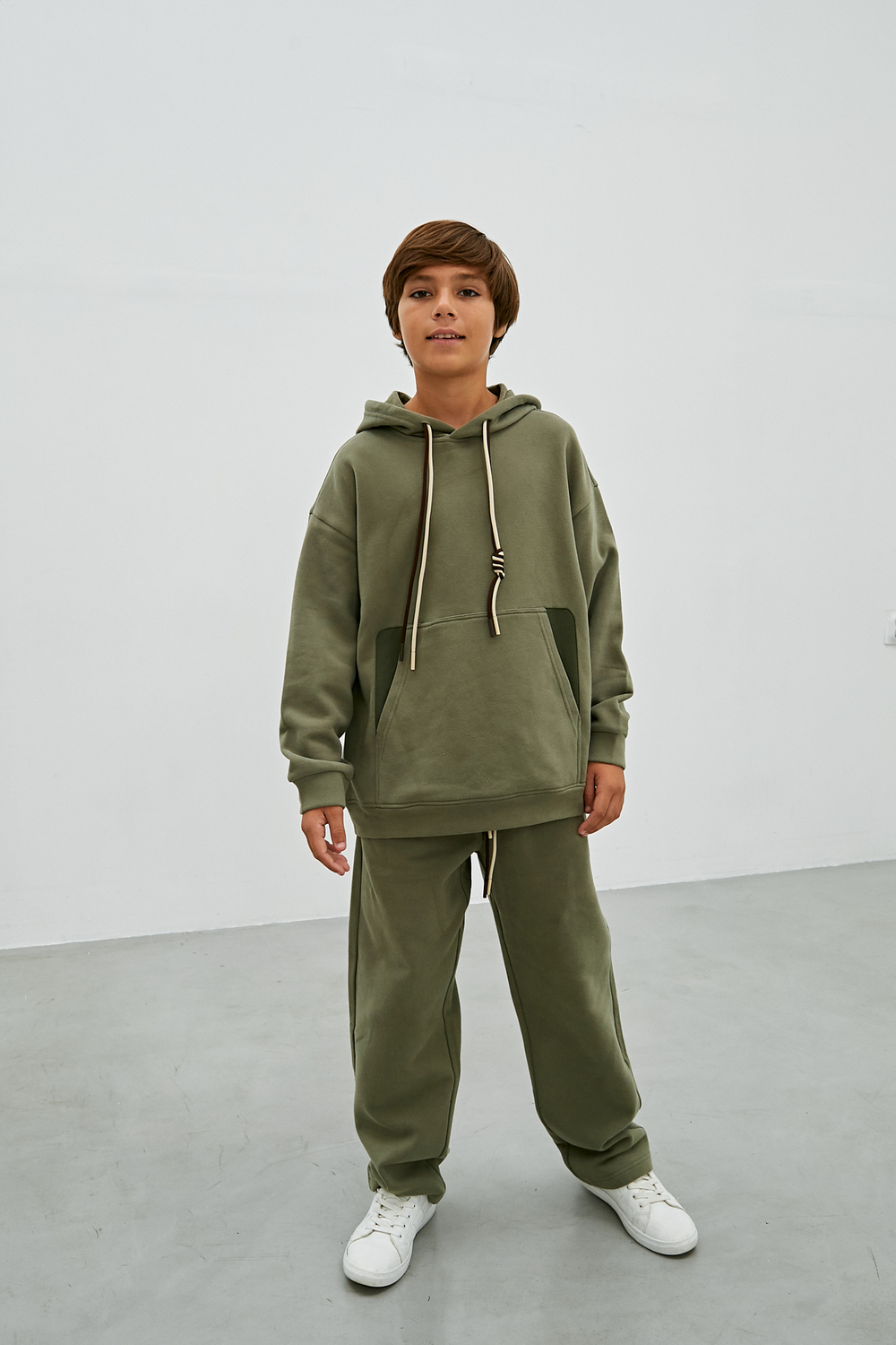 Худи дл/р с начесом с капюш. д/м DELORAS 55383