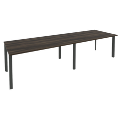 Onix Стол переговорный O.MP-PRG-2.4 Дуб Мали/Металл Антрацит 3160*980*750