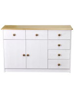 Комод большой деревянный из сосны для вещей с ящиками