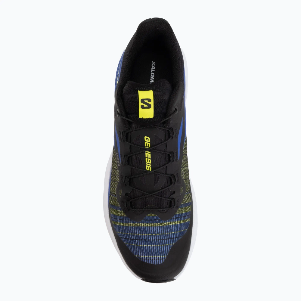 Кроссовки для бега Salomon Genesis black/acid lime/bluing