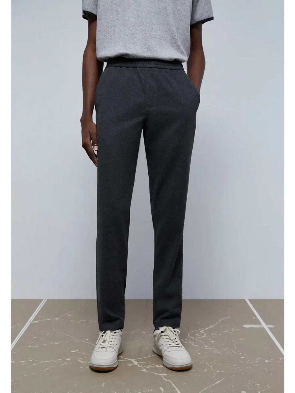 Брюки с эластичным поясом