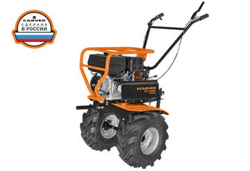 Мотоблок "CARVER" МТ-7106WT (7 л.с., с понижающей передачей, колеса 19*7-8)