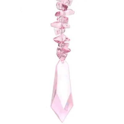 Подвеска «Сказочная льдинка» 21 см, Розовый