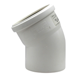 Отвод канализационный PRO AQUA STILTE Ø110x30°