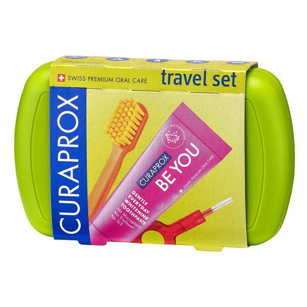 Curaprox travel set green