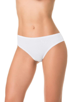 Трусы-бразилиана из микрофибры (Размер: XL) (Цвет: молочный)