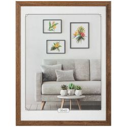 Фоторамка Image Art С22 МДФ универсальная 30х40 цвет мокко вставка прозрачный пластик | Image Art