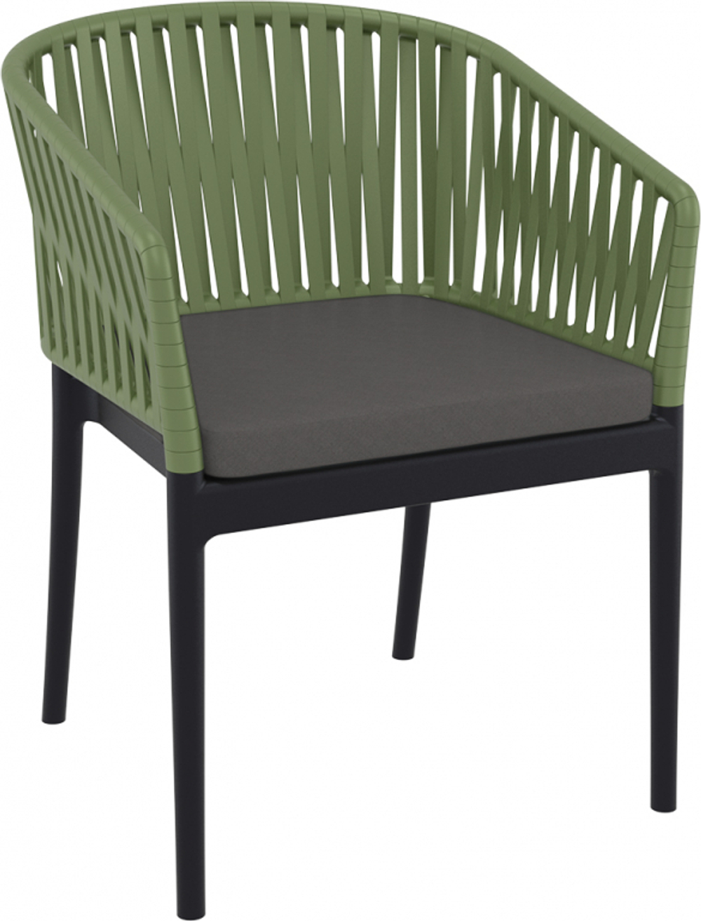 Подушка для кресла Siesta Contract Portofino, темно-серый