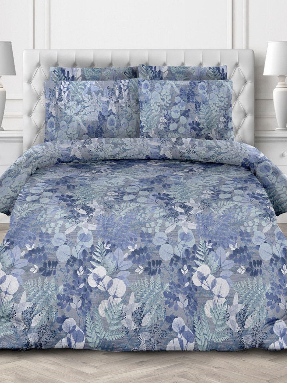 Простынь на резинке перкаль Сказка "Аура" 180x200 см