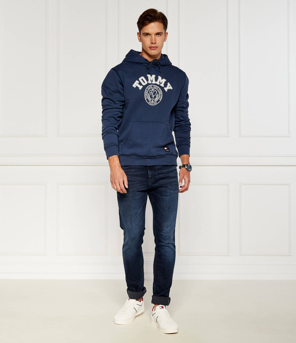 Худи Tommy Jeans - темно-синий(DM0DM19235)