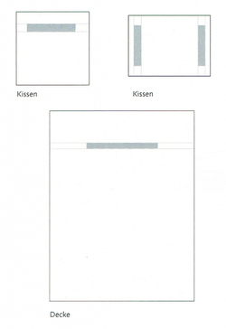 Пододеяльник 200х220 Christian Fischbacher Luxury Nights Alpaufzug 566 Швейцария схема