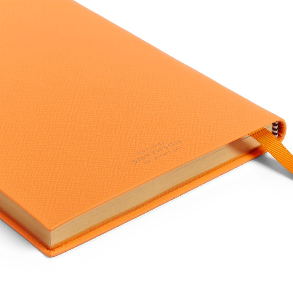 Smythson Блокнот Soho Notebook in Panama Stars Navy