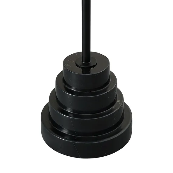 Столик кофейный Sustainable, Ø37,7 см, серый/черный