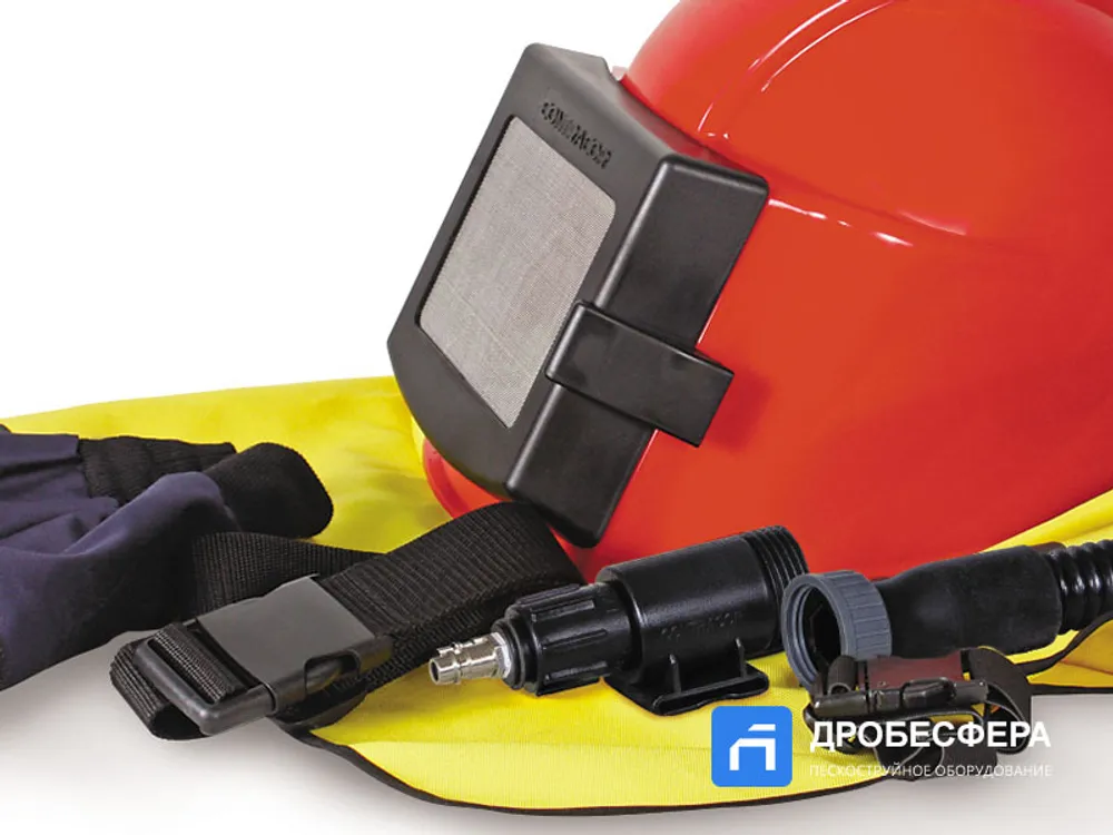 Стекло наружное 160х120х4 мм для шлема пескоструйщика Comfort арт. 10130002