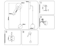 Ambrella Настенный светодиодный светильник со сменной лампой LineTech FL66385
