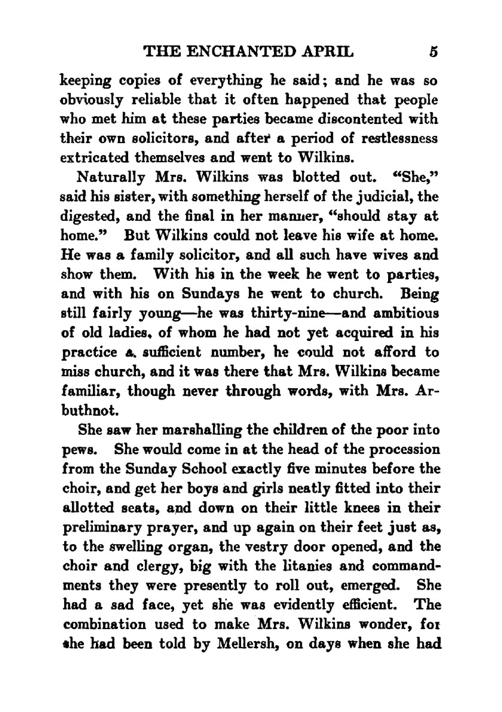 The Enchanted April | Elizabeth Von Arnim