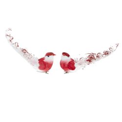 GAEM Изделие декоративное "Птичка", L15 W4,5 H5,5 см, 2в.