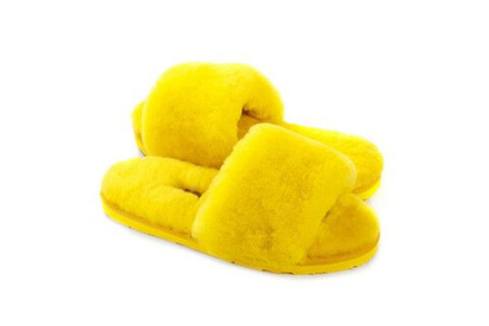 UGG Fluff Slide Slippers Yellow