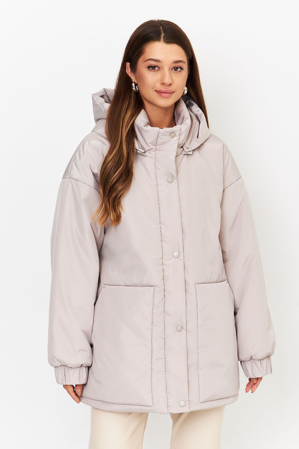 Куртка бойфренда 2.0 серого цвета