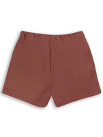 Костюм для мальчиков (свитшот, шорты) коричневый, р. 86-92 см 9097204 (MINAKU)