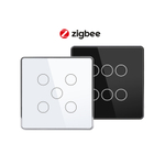 Сенсорный выключатель Zigbee 5CH беспроводной SS5 (на аккумуляторах, белый)