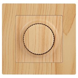 Светорегулятор Intro Accent 6-401-11 поворотный, 600Вт 230В, IP20, СУ, сосна