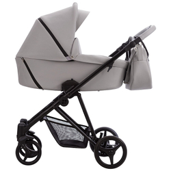 Детская коляска Bebetto Yoddi Pro 2 в 1 02 св.серая кожа