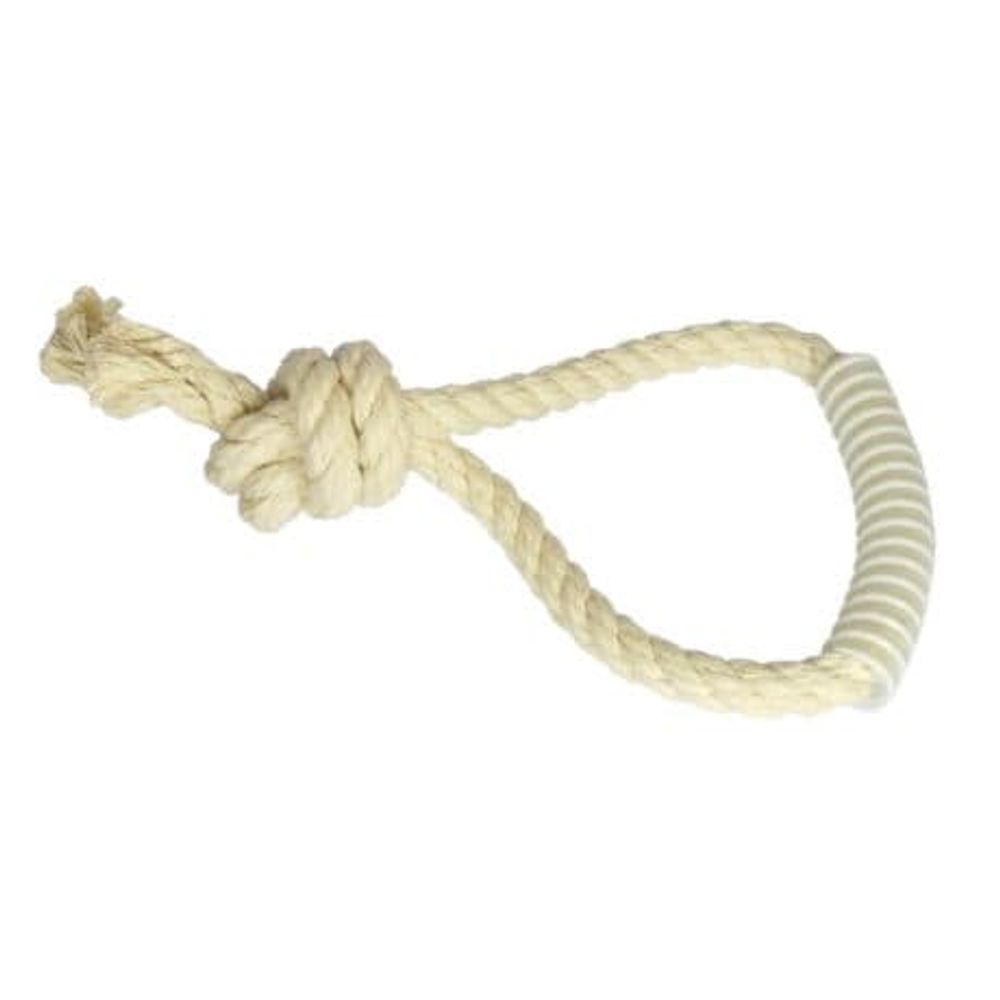 Грейфер из х/б каната D15 мм петля, 1 узел с ручкой 25 см. GoSi без уп., sh-08033