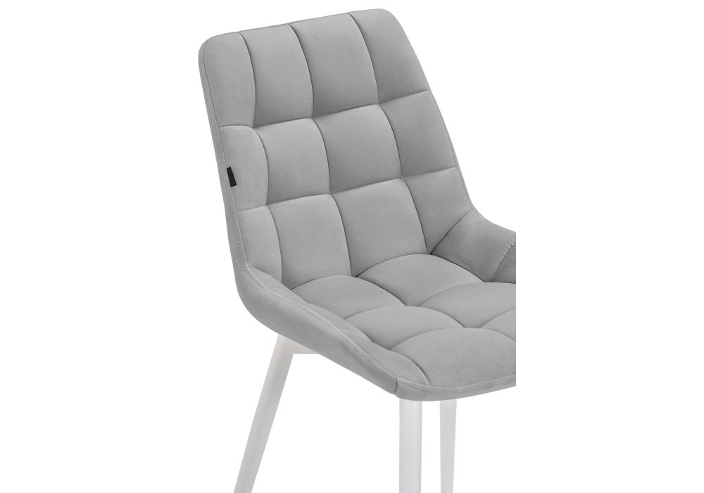 Стул на металлокаркасе Алст velutto 12 / белый