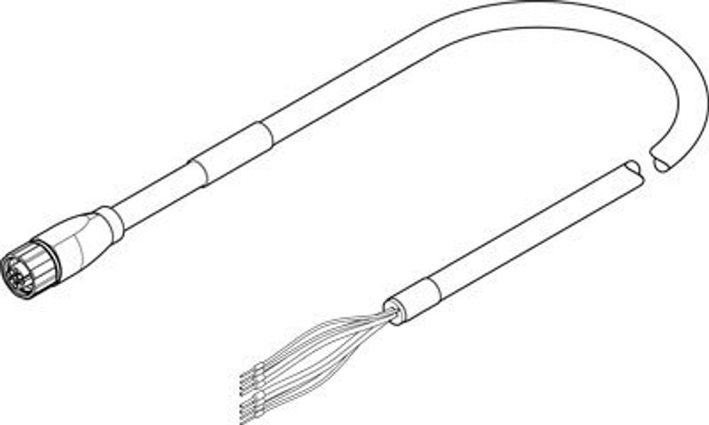 NEBM-M16G8-E-7.5-Q7-LE8-1 Кабель электродвигателя