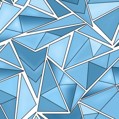 Геометрия мозаичный узор синий
