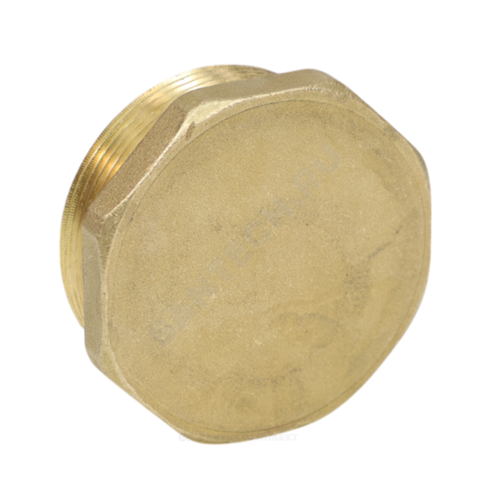 Заглушка латунь Ду 40 (1 1/2") НР VALFEX VF.583.L.112
