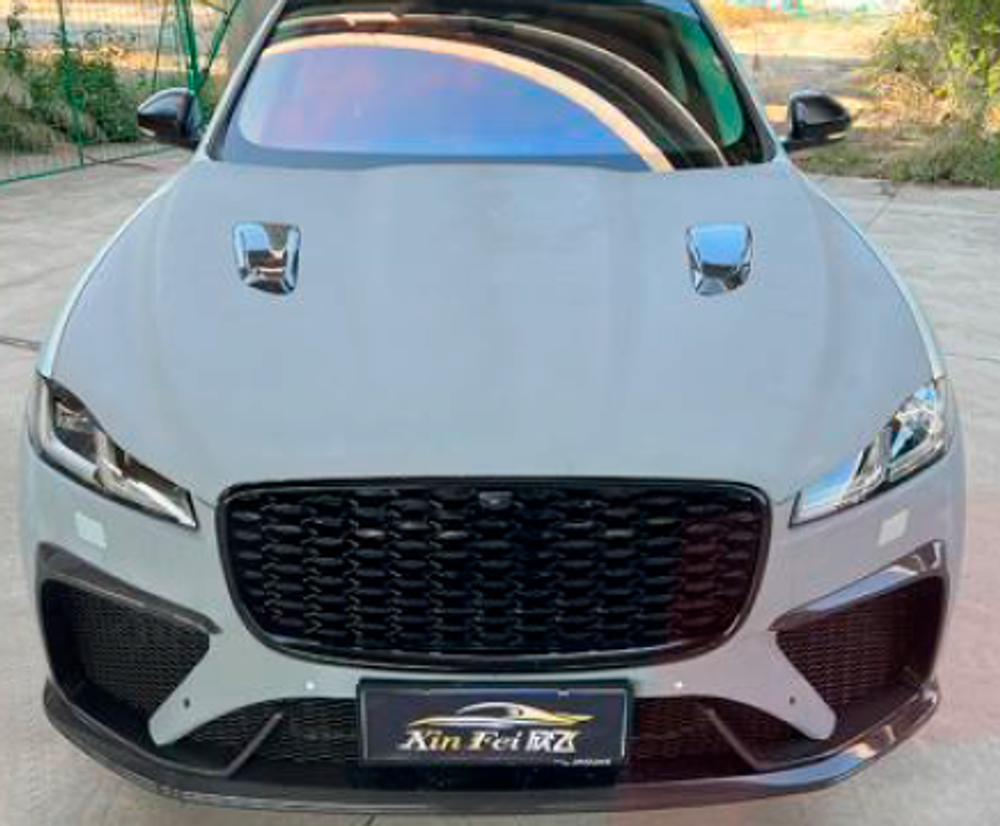 Капот в стиле SVR для Jaguar F-Pace 2016-2024 Ягуар