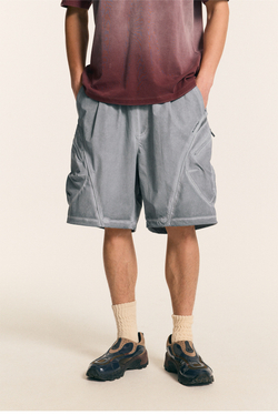 Шорты Nothomme Monterest Garment Dyed серый