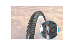 Покрышка TRIX 24"х 2.10 (54-507) TXBM-022, горная высокая, черная