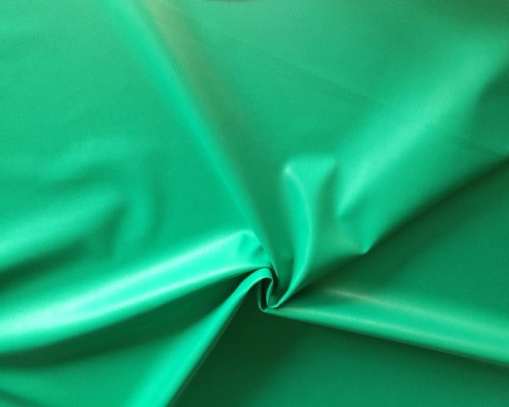 Искусственная кожа зеленая