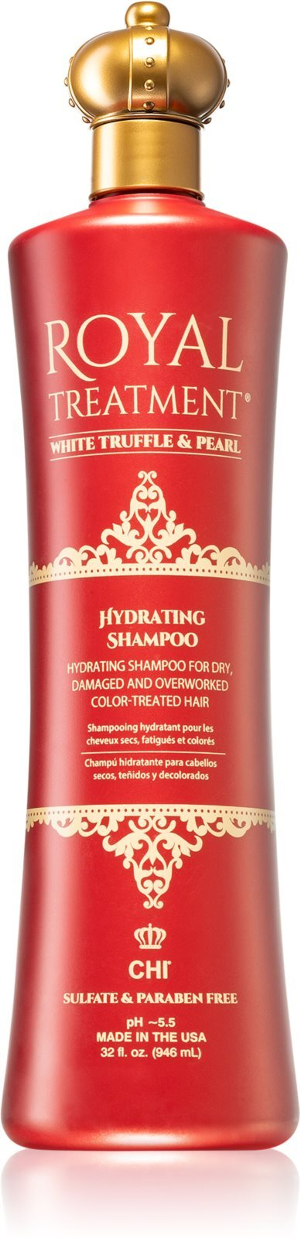 CHI Royal Treatment Hydrating - увлажняющий шампунь для сухих, поврежденных волос /   946  ml  / GTIN 633911785300